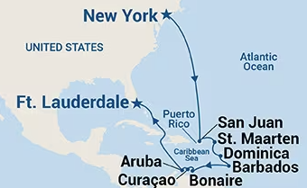 Southern Caribbean Cruise from New York