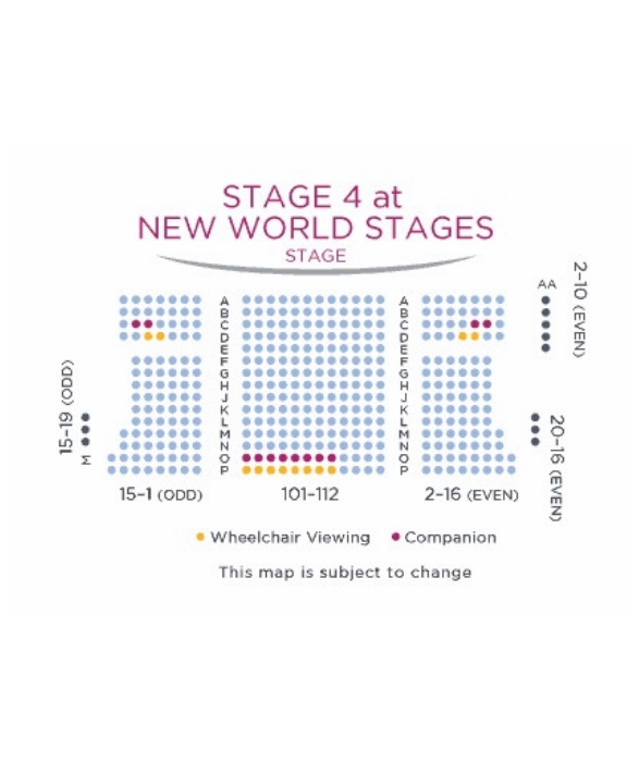 New World Stages Stage 2 Seating Chart