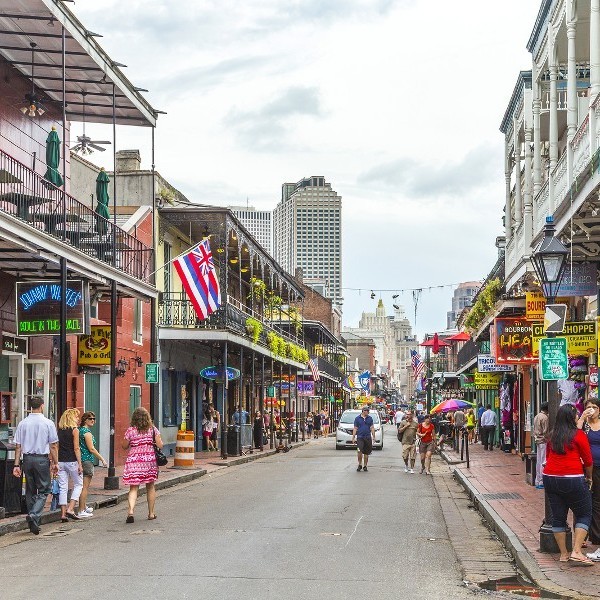 Partying at Mardi Gras- New Orleans, USA