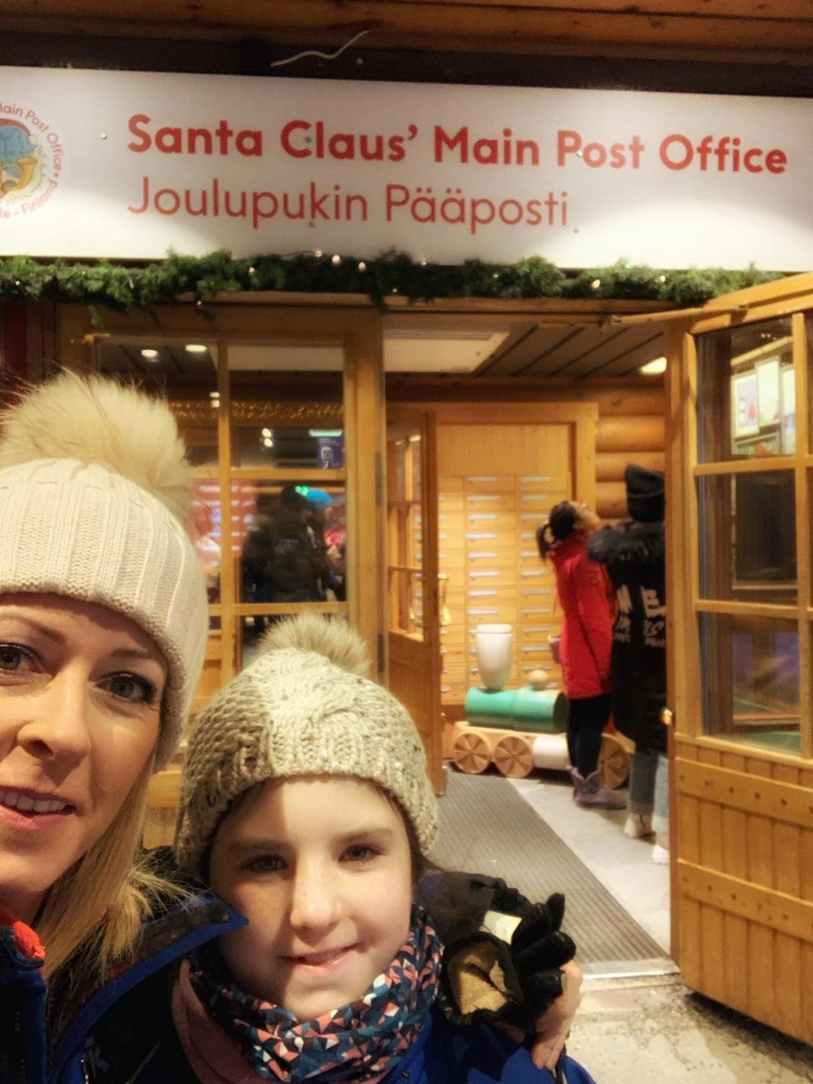 Lorraine Lapland Blog- niece with Lorraine
