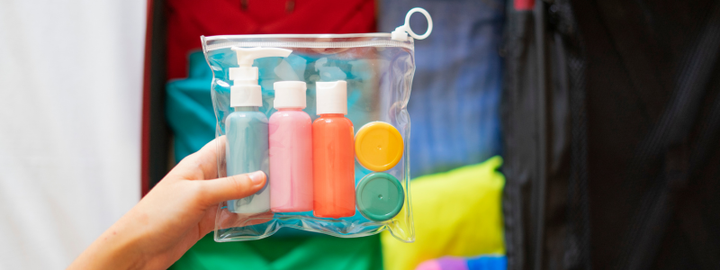 Travel checklist- toiletries
